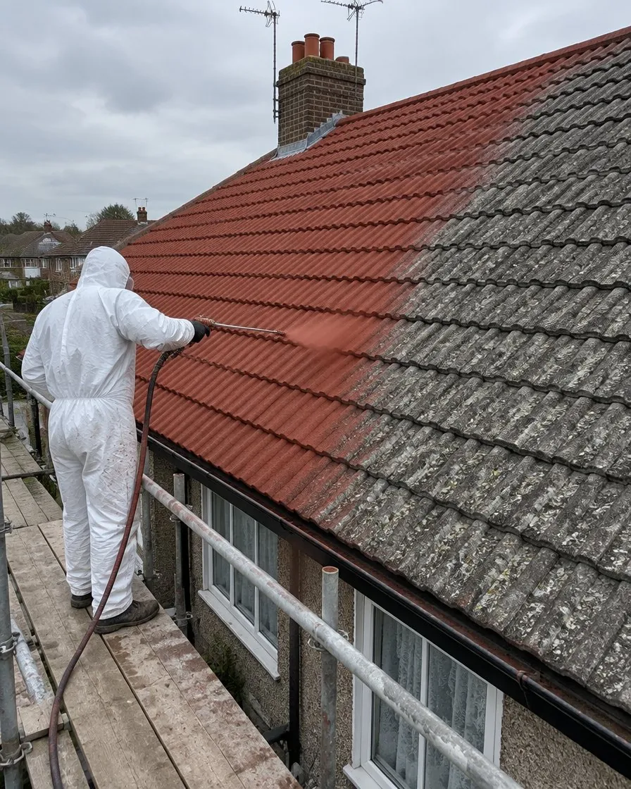Roof painting and coating in Polperro